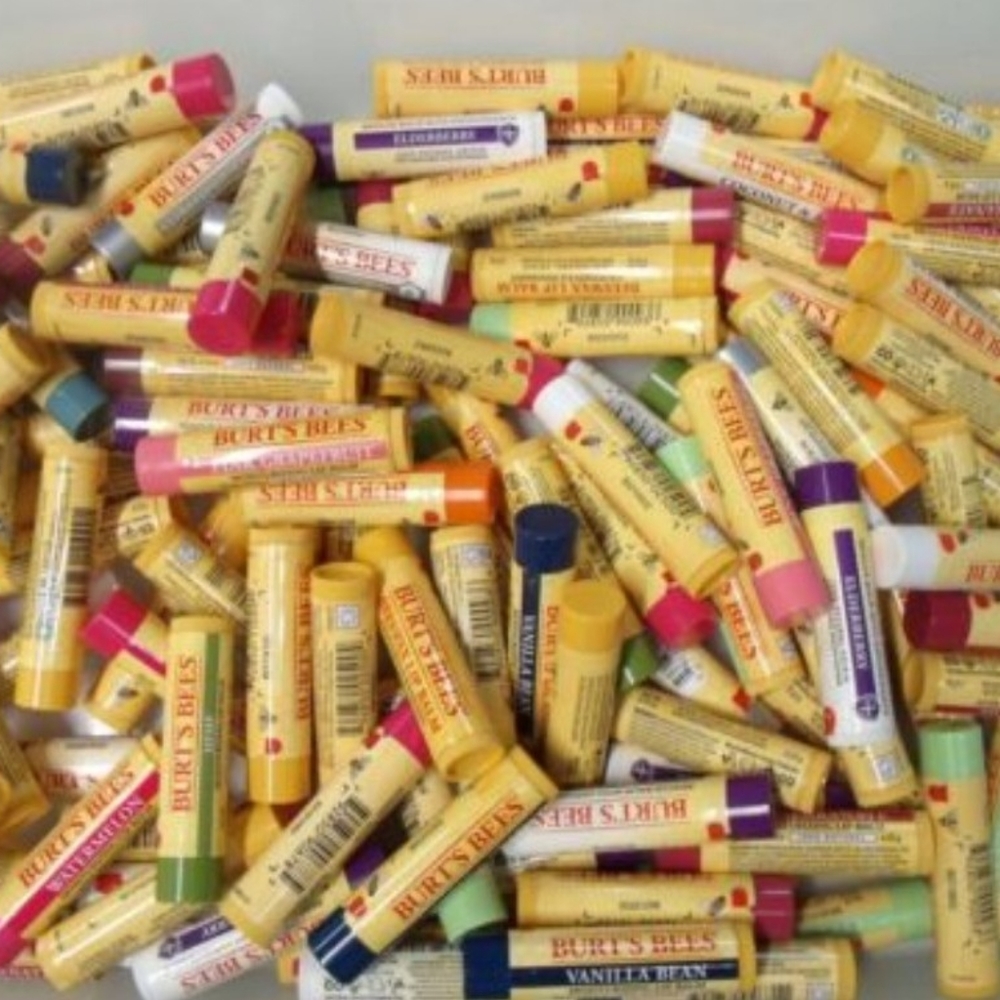 20 Burt's bees lip balms